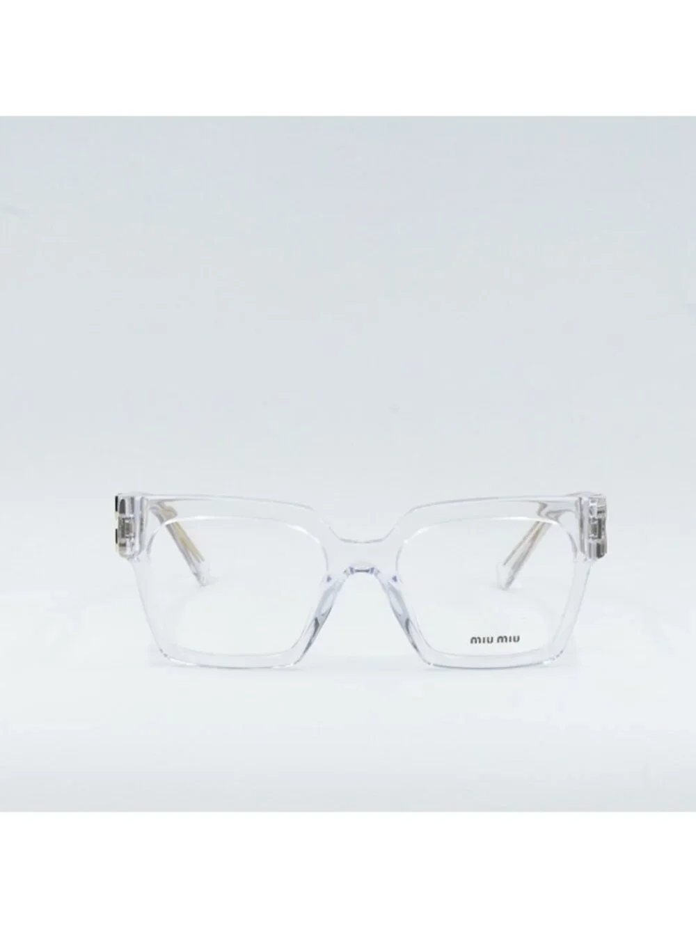 Miu Miu MU04UV 2AZ1O1 Eyeglasses - Crystal 52mm Square Frame